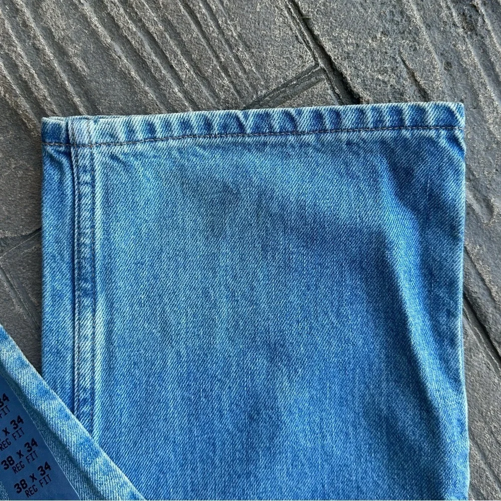 Vintage 90s Levi’s 505 Zip Fly Straight Leg Regular Fit Jeans Men 38 NWT Y2K